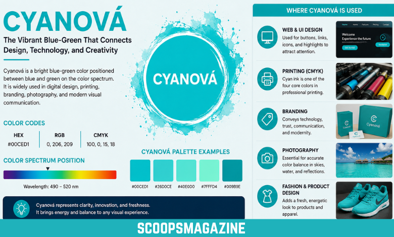 Cyanová